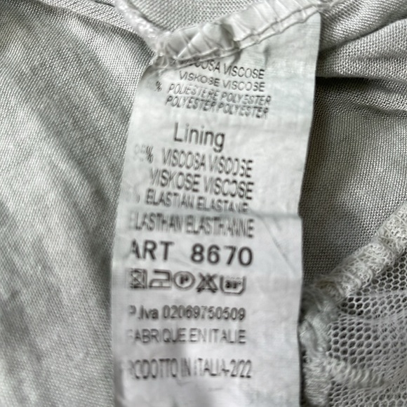 NWT  TUNIC MADE IT ITALY 100% VISCOSE MINT COLOR ONE SIZE - Picture 5 of 16
